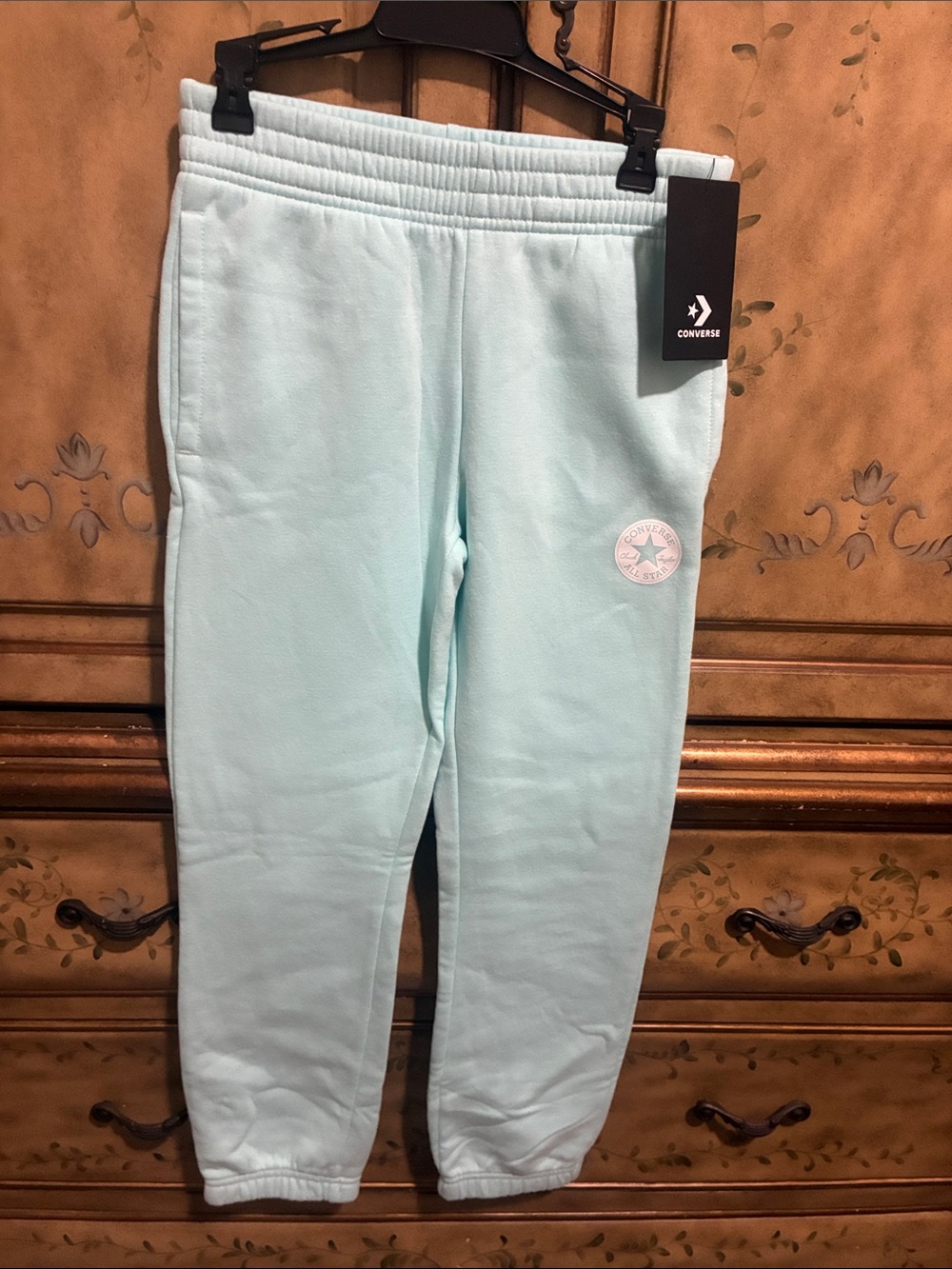 Converse Kids Mint Blue Fleece Joggers